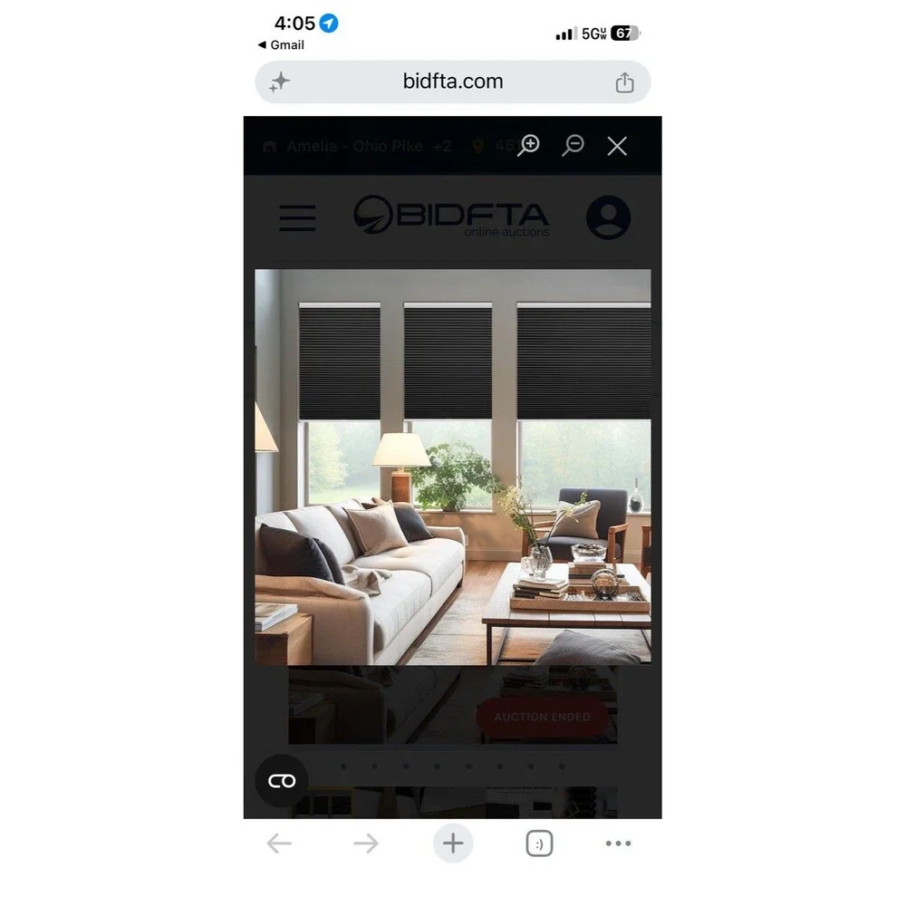 Changshade Cordless Cellular Shades, Light Filtering Honeycomb